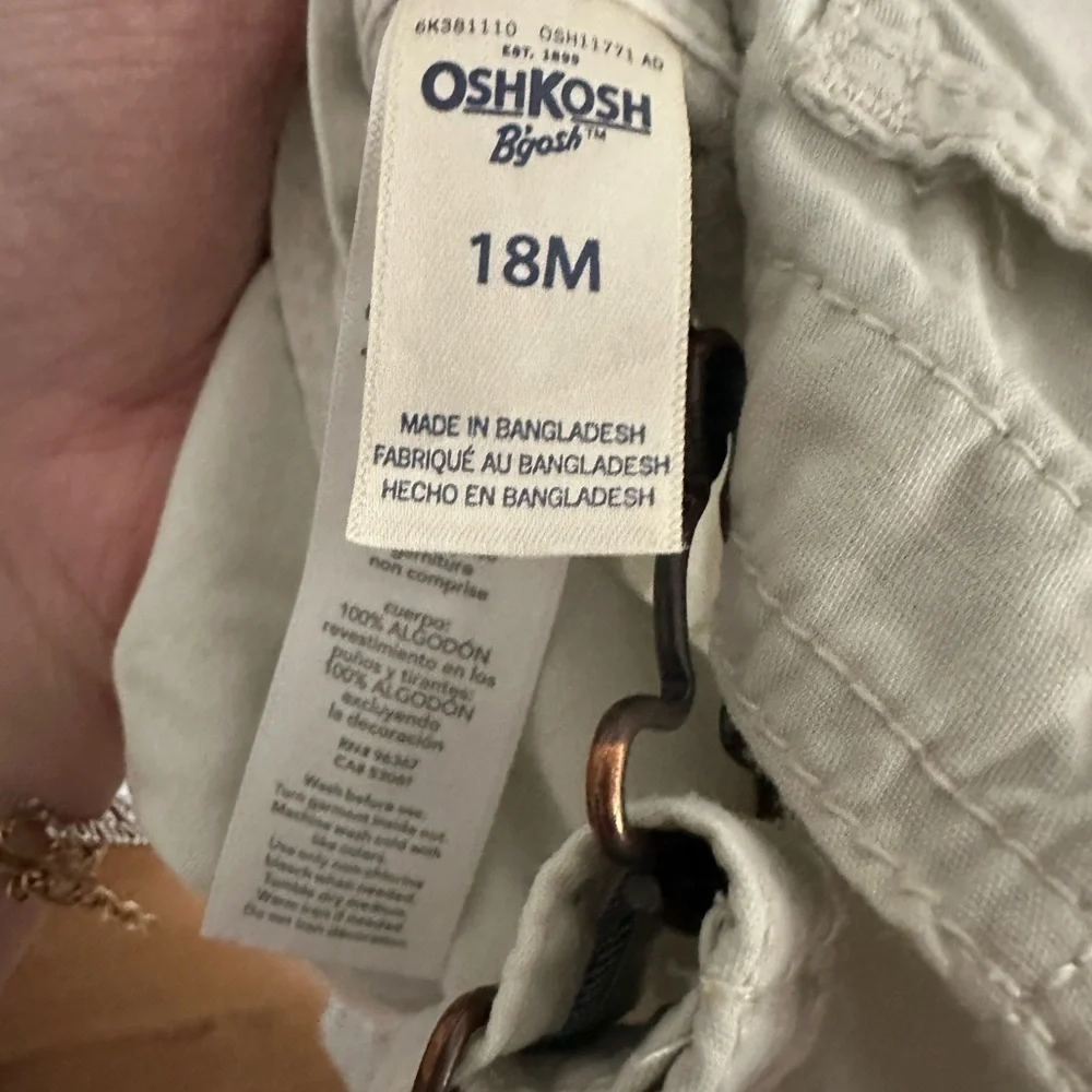 OshKosh B'gosh Kids Beige Overalls